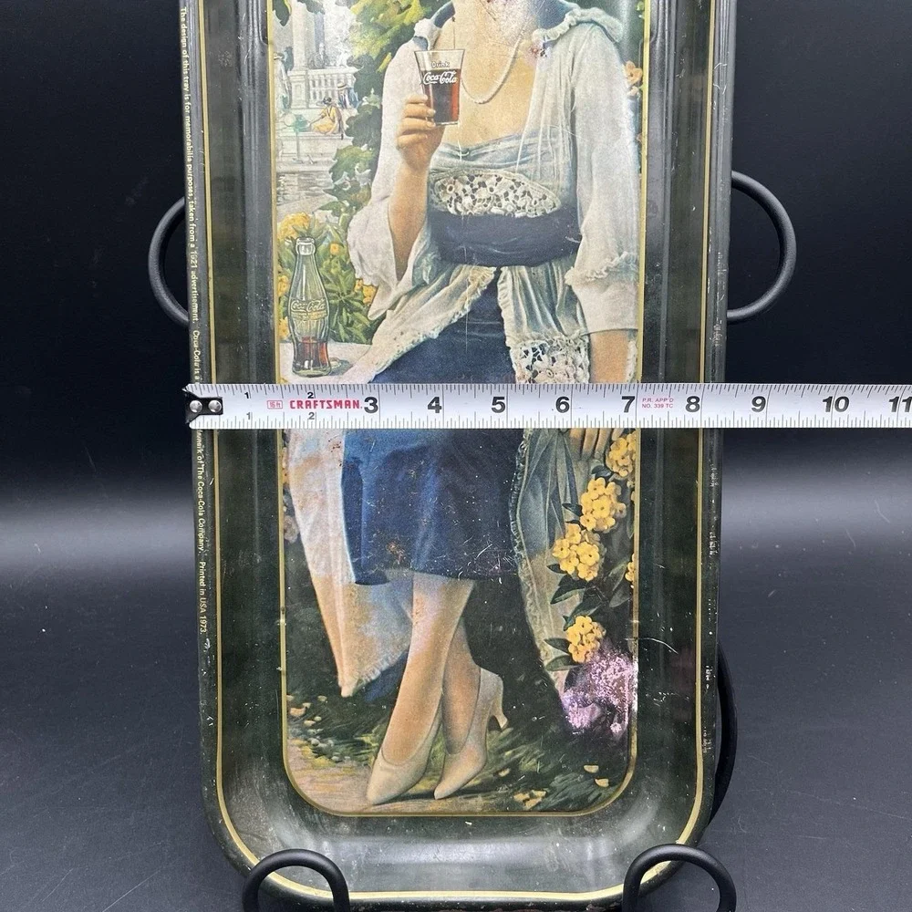Lot Of 3 VTG Tin Coca-Cola Advert Trays 19